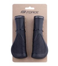 Gripovi FORCE RIVO sa locko-om, crno, u pakovanju