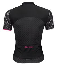 Dres FORCE POINTS  kratki rukav, crna-roze XS