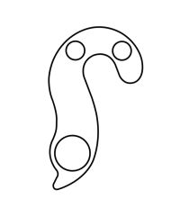 KUKA MENJAČA GH-135 za Giant