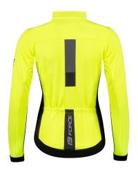 Jakna FORCE FROST softshell zimska, fluo-crna S