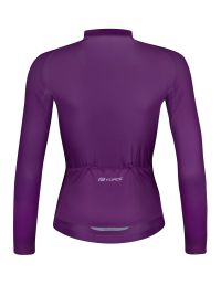 Prolećni dres FORCE PURE dugi rukav, ljubičasta XL