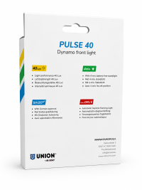 PREDNJE SVETLO UNION® dinamo Pulse 40, na kartici