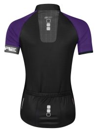 Dres FORCE SQUARE  kratki rukav, crna-ljubičasta M