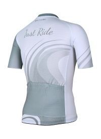 Dečiji biciklistički dres katkog rukava PRO GREY - JUST RIDE,10godina