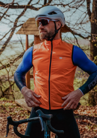 Prsluk FORCE WINDPRO, windstopper, narandžasta L