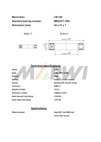 LEŽAJ SREDNJEG POGONA CB-160 MR24377 2RS 24x37x7 (Hope BB, Trek BB90)