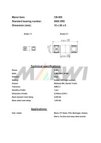 LEŽAJ NABLE CB-065 6000 10x26x8(Mavic, DT Swiss, FSA, Bontrager, Easton, Stan’s, On-One)
