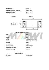 LEŽAJ NABLE CB-072 63801 12x21x7