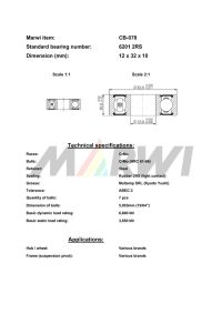LEŽAJ SUSPENZIJE I NABLE CB-078 6201 12x32x10