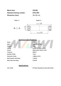 LEŽAJ NABLE CB-080 6702 15x21x4(DT Swiss, Reynolds)