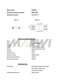 LEŽAJ SUSPENZIJE I NABLE CB-085 6902 15x28x7(Specialized, Bontrager, FSA, Easton, Hope, Goldtec, Stan’s, Zipp)