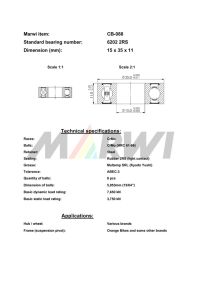 LEŽAJ SUSPENZIJE I NABLE CB-088 6202 15x35x11(Orange Bikes)