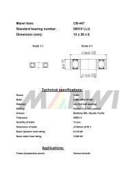 LEŽAJ SUSPENZIJE CB-447 6001 12x28x8