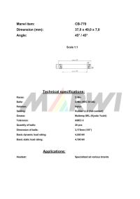 LEŽAJ VILJUŠKE CB-770 37,0x49,0x7 45°/45°(Specialized)