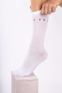 Čarape FORCE SNAP SPORT, bele S-M/36-41