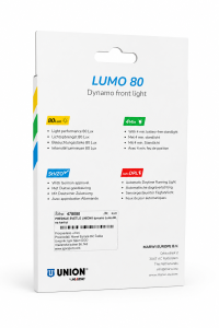 PREDNJE SVETLO UNION® dinamo Lumo 80, na kartici