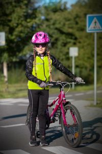 Zimske biciklističke FORCE REFLEX LINE KID sa uloškom,crna 141-153 cm