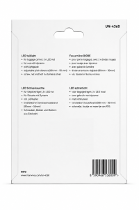 ZADNJE SVETLO UNION 3xLED UN-4360(za dinamu  i HUB dinamu)
