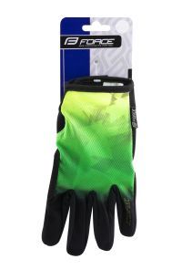 RUKAVICE LETNJE FORCE MTB CORE fluo-zelene L
