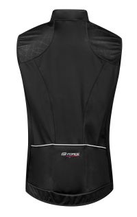 Prsluk FORCE LASER windproof, crno 3XL