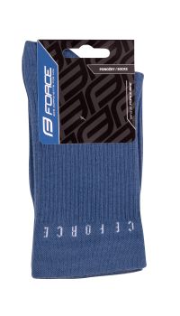 Čarape FORCE SNAP, plavo L-XL/42-46