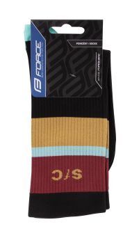 Čarape FORCE STRIPE duže, crno S-M/36-41