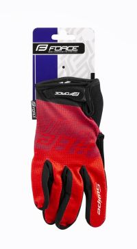 RUKAVICE LETNJE FORCE MTB SWIPE  CRVENE - M