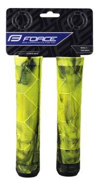 GRIPOVI FORCE BMX145, gumeni, crno-fluo