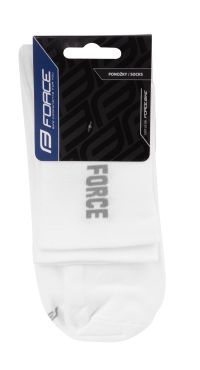 Čarape FORCE COLOUR kraće, belo S-M/36-41