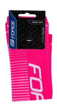 Kompresione navlake FORCE COMPRESS, roze S-M