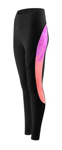 Helanke termo FORCE RIDGE, crna-kajsija M