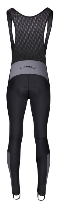 Zimske biciklističke FORCE BRIGHT WINDSTOPER sa uloškom, crna M