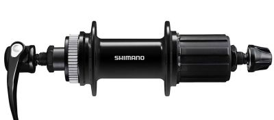 *NABLA ZADNJA SHIMANO FH-QC400-HM, CENTER LOCK DISC(W/O LOCK RING) 32H OLD:135MM QR:173MM(BLACK)
