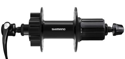*NABLA ZADNJA SHIMANO FH-QB400-HM, FOR DISC BRAKE(6 BOLT) 36H OLD:135MM QR:173MM(BLACK)