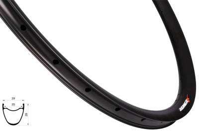 FELGA RIM REMERX S-DISK 622x25, 32 RUPA CRNA