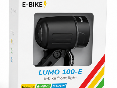 PREDNJE SVETLO UNION® ZA E-BIKE Lumo 100-E, na kartici