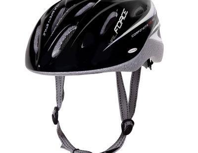 Kaciga FORCE HAL, crno-sivo-bela XS-S