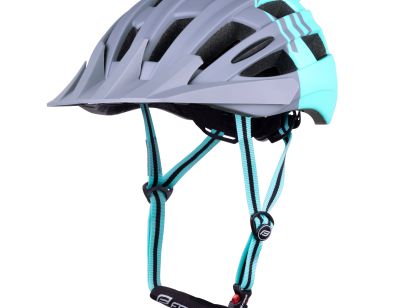 KACIGA FORCE CORELLA MTB sivo-tirkizna L/XL