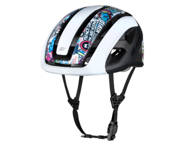 Kaciga FORCE NEO VIVID, belo-crna L-XL