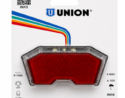 ZADNJE SVETLO UNION 3xLED UN-4360E ZA E-BIKE