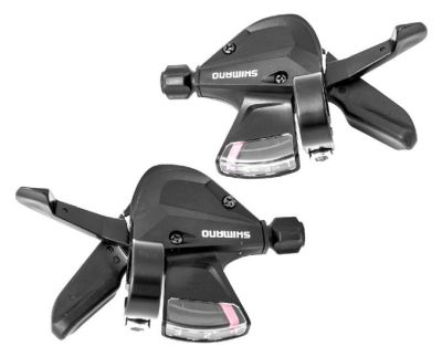 *Ručice menjača 3X7 S CRNA SHIMANO ALTUS ASLM315LB ASLM3157RA, A 8Mx6