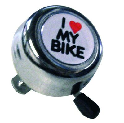 *Zvonce / hromirano i love my bike natpisom