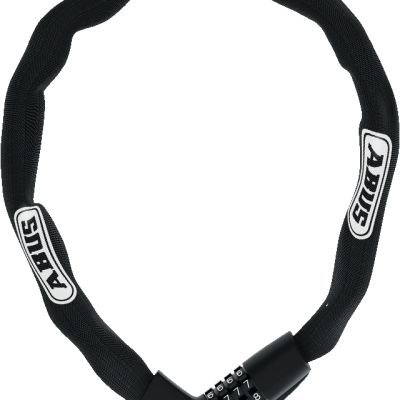 *ABUS BRAVA TRESOR 1385/75 BLACK 6MM