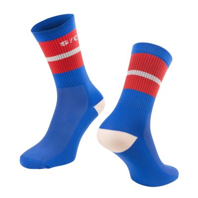 Čarape FORCE STRIPE duže, plavo S-M/36-41