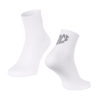 Čarape FORCE IN HEART kraće, belo L-XL/42-46