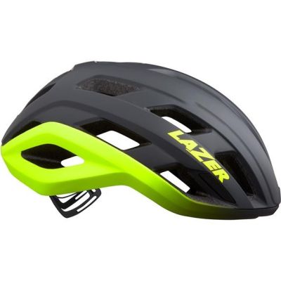 *KACIGA BICIKLISTIČKA LAZER STRADA  KC CE-CPSC MATTE DARK GREY FLASH  YELLOW (L)