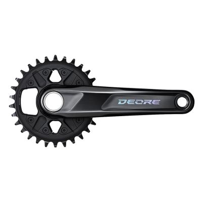 *POGON SHIMANO FC-M6120-1, DEORE, FOR REAR 12-SPEED, 2-PCS FC, 175MM, 32T W/O CG, W/O BB PARTS, FOR CHAIN LINE 55MM, IND.PACK