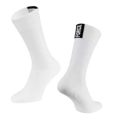Čarape FORCE SECTOR, bele L-XL / 42-46
