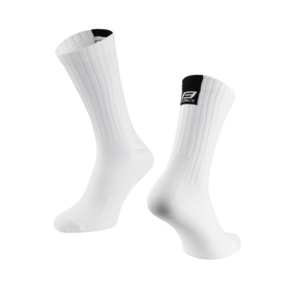 Čarape FORCE RIBBON, bele L-XL/42-46