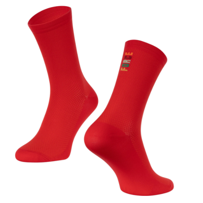 Čarape FORCE COLOUR duže, crvene L-XL/42-46